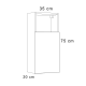 Columna de baño Bruntec Etna Croquis 4