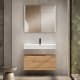 Conjunto mueble de baño Viso con lavabo Solid y cajonera Nomad Principal 0