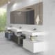 Conjunto mueble de baño Viso con lavabo Solid y cajonera Nomad Ambiente 14