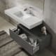 Conjunto mueble de baño Viso Bath con lavabo Solid y cajonera Nomad Detalle 1