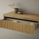 Cajonera con encimera de madera Bruntec Alpes Detalle 2