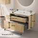 Conjunto de mueble de baño madera maciza Bruntec Alpes 17 Croquis 4