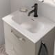 Conjunto completo mueble de baño fondo reducido 35 cm Amizuva Hone Detalle 11