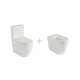 Pack inodoro + bidé Fossil Natura blanco mate Principal 0