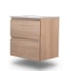 Conjunto de mueble de baño pequeño Bruntec Nivo 2 cajones suspendido Principal 1