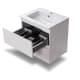 Conjunto de mueble de baño pequeño Bruntec Nivo 2 cajones suspendido Detalle 5