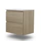Conjunto de mueble de baño pequeño Bruntec Nivo 2 cajones suspendido Principal 2