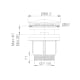 Válvula de lavabo Imex PVC click clack Croquis 5