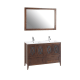 Conjunto mueble de baño rústico Bruntec Kai Ambiente 7