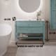 Conjunto de mueble de baño de madera maciza Bruntec Laponia Croquis 6