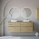 Mueble de baño con encimera de madera palilleria Horizontal Bruntec Alpes 9 Principal 1