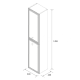 Columna de baño Salgar Runa Croquis 10