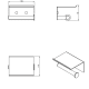 Portarrollos de baño Cosmic Architect S+ Croquis 23