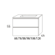 Mueble de baño Visobath Granada Croquis 29