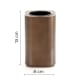 Conjunto de accesorios de baño Gedy Dafne Croquis 1