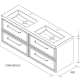 Conjunto mueble de baño Salgar Runa Croquis 17