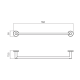 Conjunto de accesorios de baño Medimex Essential Croquis 9