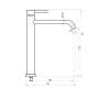 Grifo de lavabo GME Sirio Croquis 9
