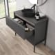 Mueble de baño con encimera de cargas minerales Visobath Icon Detalle 5