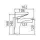 Grifo de lavabo Imex Delos Croquis 3