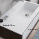Lavabo encastrado Bruntec Folk Croquis 2