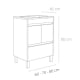 Conjunto mueble de baño Bruntec Tivoli Croquis 4