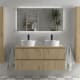 Conjunto mueble de baño Salgar Kira con lavabo sobre encimera Principal 1