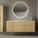 Conjunto de mueble de baño de madera maciza Bruntec Alpes Principal 2