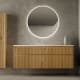 Conjunto de mueble de baño de madera maciza Bruntec Alpes Principal 0
