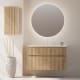 Conjunto de mueble de baño de madera maciza Bruntec Alpes Ambiente 6