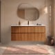 Conjunto de mueble de baño de madera maciza Bruntec Alpes Principal 0