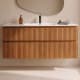 Conjunto de mueble de baño de madera maciza Bruntec Alpes Principal 1