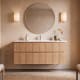 Conjunto de mueble de baño de madera maciza Bruntec Alpes Principal 2