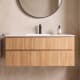 Conjunto de mueble de baño de madera maciza Bruntec Alpes Principal 3