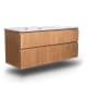 Conjunto de mueble de baño de madera maciza Bruntec Alpes Detalle 4