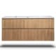 Conjunto de mueble de baño de madera maciza Bruntec Alpes Detalle 4