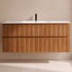Conjunto de mueble de baño de madera maciza Bruntec Alpes Principal 1