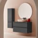 Conjunto mueble de baño con lavabo sobre encimera Sanchis Deco Lux Principal 4