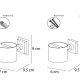 Soporte de plancha de baño Bruntec 501 Croquis 1
