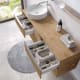 Mueble de baño con encimera de madera Coycama Landes Detalle 1