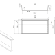 Hornacina de baño Medimex Pacific Croquis 7