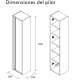 Columna de baño Salgar Attila Croquis 9