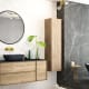 Mueble de baño Coycama Oslo con encimera de madera Principal 1