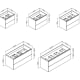 Mueble de baño Coycama Landes Croquis 5