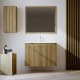 Conjunto de mueble de baño de madera maciza Bruntec Alpes 14 Principal 0