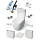 Pack inodoro + cisterna + bidé Bruntec Roundy Detalle 3