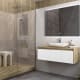 Mueble de baño Coycama lambda con encimera de madera Principal 4