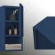 Columna de baño Bruntec Lia con 1 puerta y repisa Ambiente 11