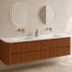 Conjunto de mueble de baño con lavabo Solid Surface Bruntec Duna Principal 3