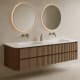 Conjunto de mueble de baño con lavabo Solid Surface Bruntec Duna Principal 6